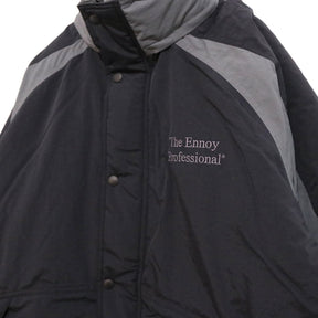 The Ennoy Professional 25AW | PADDED NYLON BENCH COAT "Black" (AW25BRENJK06LP)