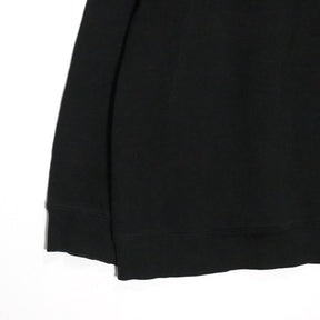 VICTORIA | Logo Print Crewneck Sweatshirt "Black"