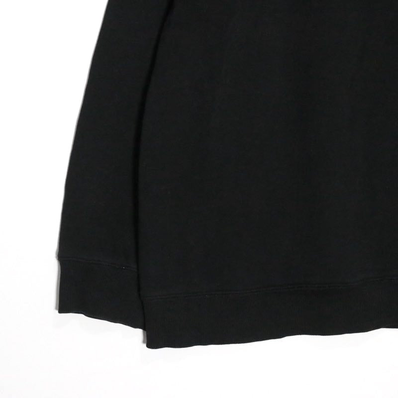 VICTORIA | Logo Print Crewneck Sweatshirt "Black"