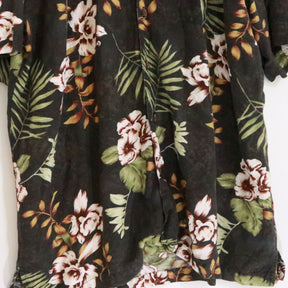 90s vintage CARIBBEAN JOE カリビアン ジョー アロハシャツ リネン レーヨン