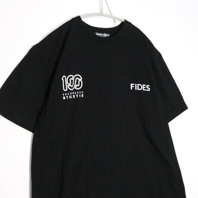 100ATHLETIC × FIDES × FIRST ORDER | S/S Tee "Black"