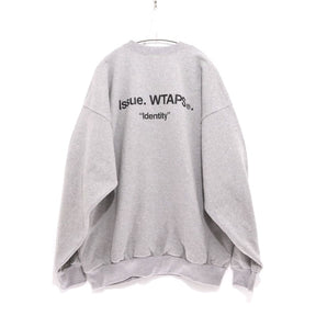 WTAPS | IDENTITY / SWEATSHIRT / COTTON "Grey / ISSUE Print"