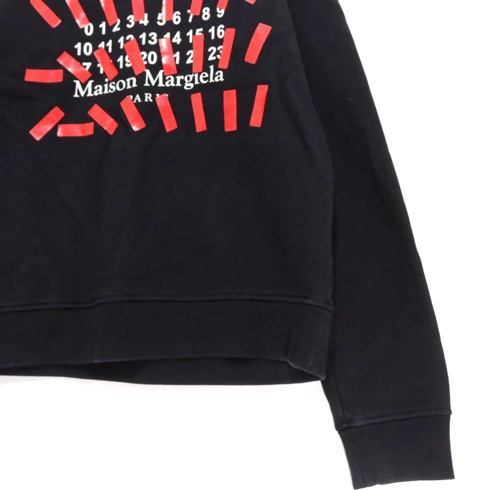 Maison Margiela 21SS | Tape Logo Print Sweatshirt "Black" (S30GU0149 S25503)