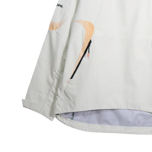 F.C.Real Bristol | AUTHENTIC UTILITY TEAM HALF ZIP JACKET "Off White/Dot Graphic" (FCRB-250000)