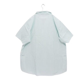 MACKDADDY | Open Collar Stripe Shirt "Green/White"
