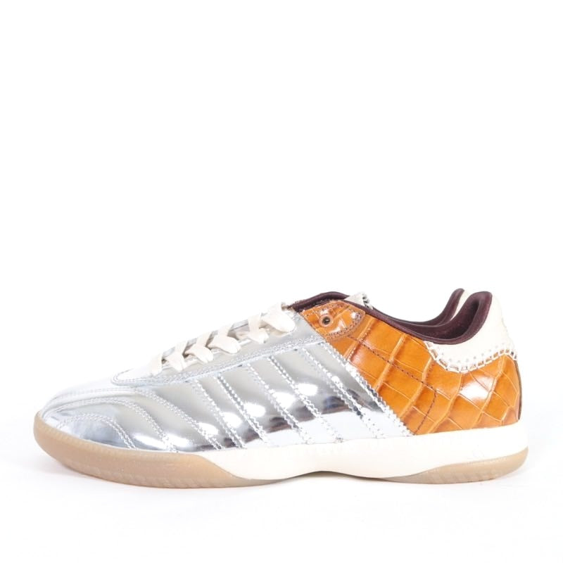 adidas × Wales Bonner 24SS | WB MN Samba "Silver / College Burgundy" (IH5777)