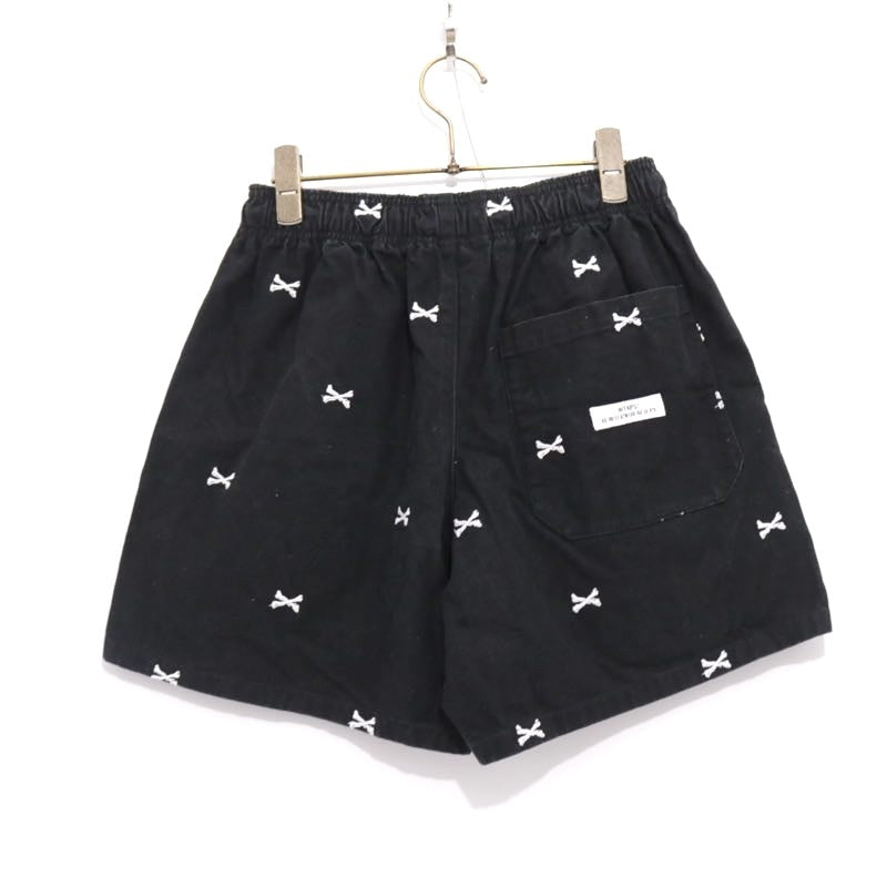 WTAPS 22SS | SEAGULL 03 / SHORTS / COTTON. OXFORD. TEXTILE "Black" (221TQDT-PTM06)