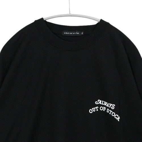 ALWAYS OUT OF STOCK(オールウェイズアウトオブストック)"TRAFFIC SIGN" Logo S/S T-Shirt