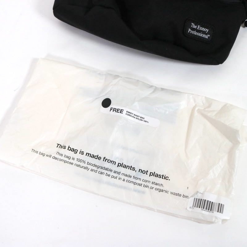 ENNOY 25SS | Waist Bag Cordura Nylon 100% "Black" (MADE IN USA)