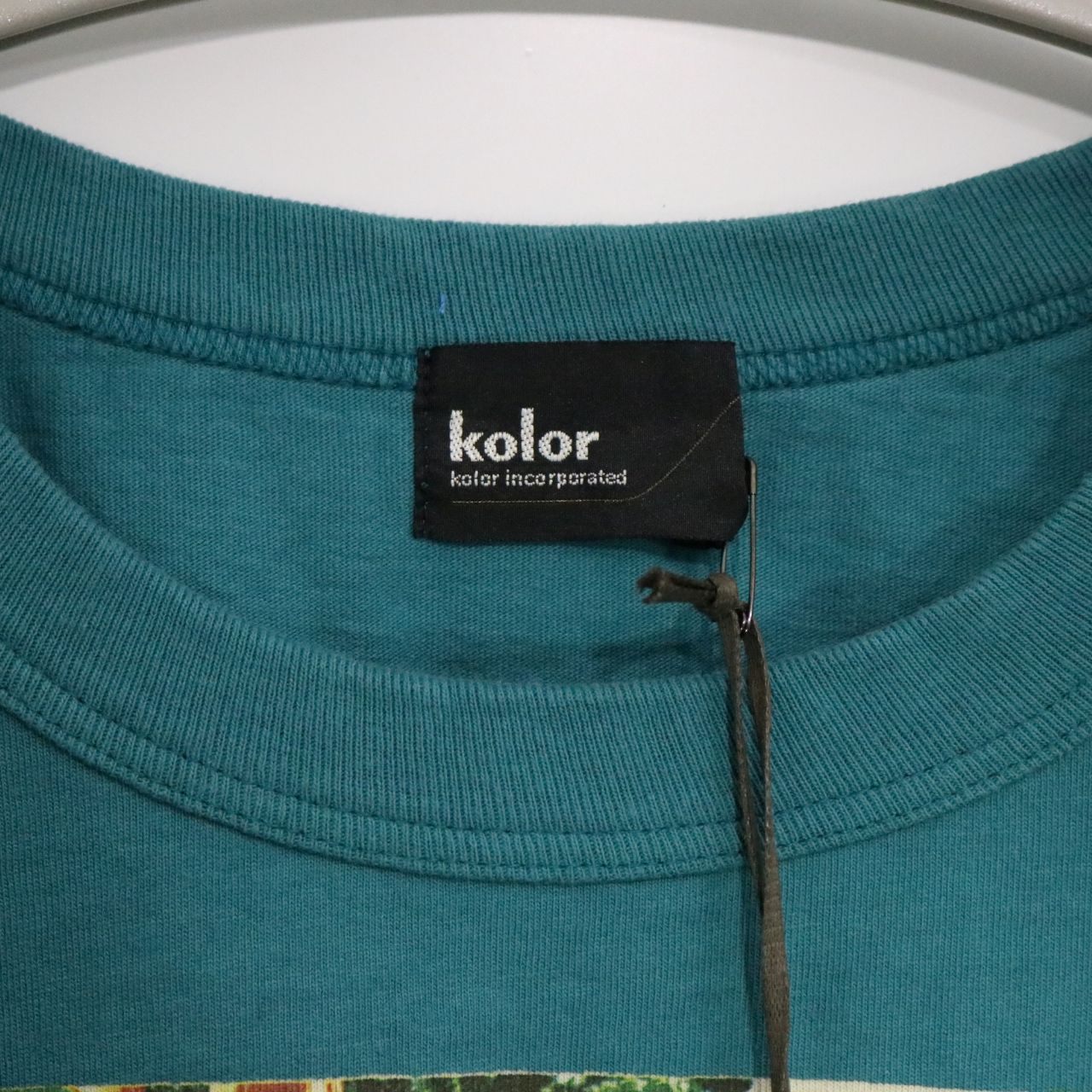 kolor(カラー)24aw HELP PUNK TO GET DRUNK 1 PHOTO S/S TEE