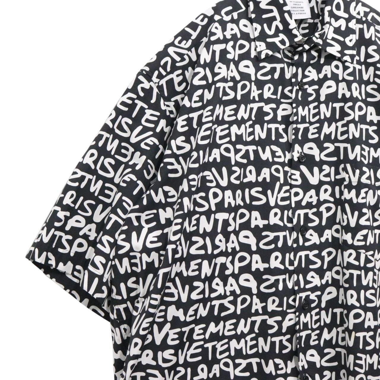 VETEMENTS(ヴェトモン) 24ss GRAFITTI PRINT S/S SHIRT