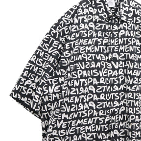 VETEMENTS(ヴェトモン) 24ss GRAFITTI PRINT S/S SHIRT