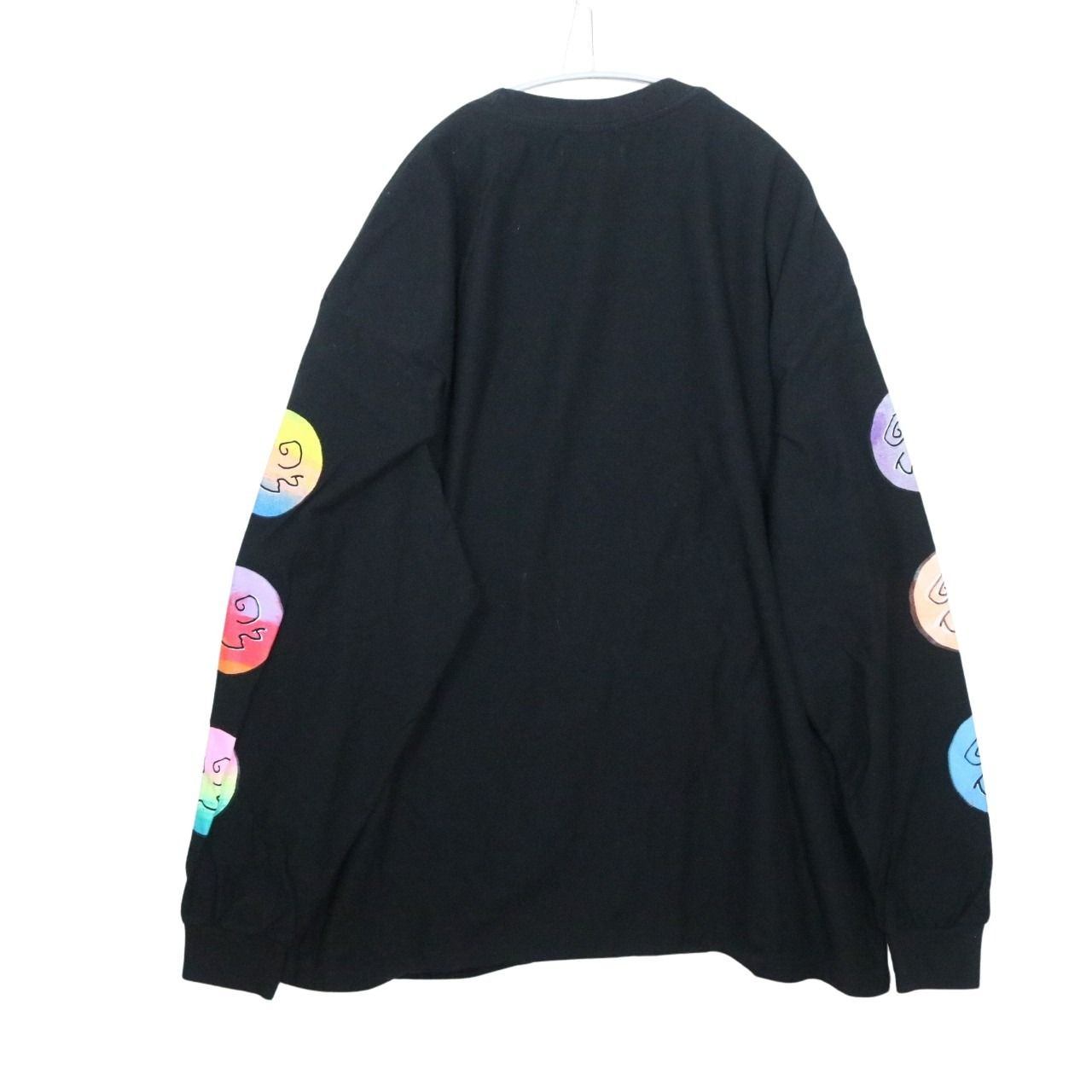 99%IS(ナインティナインパーセントイズ) "SMILEY" Sleeve Logo Long Sleeve T-Shirt
