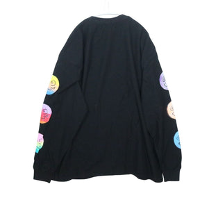 99%IS(ナインティナインパーセントイズ) "SMILEY" Sleeve Logo Long Sleeve T-Shirt