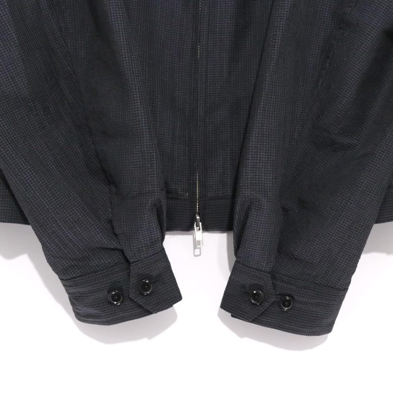JOURNAL STANDARD 26SS | Slub Sucker Zip Jacket "Black" (26011600560010)