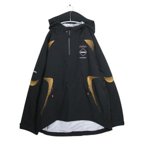 F.C.Real Bristol | AUTHENTIC UTILITY TEAM HALF ZIP JACKET "Black/Dot Graphic" (FCRB-250000)