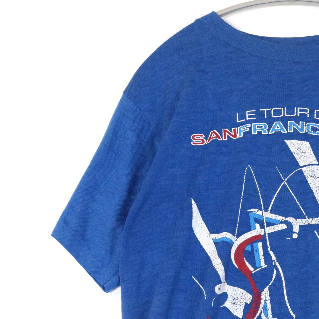 80s USA製 MY SHIRT IS MADE IN THE USA vintage L メンズ 半袖Tシャツ 1986年コピーライト ツールドフランス