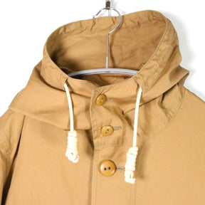 NIGEL CABOURN 20SS | MOUNTAIN PARKA "Beige / Coated Cotton" (8040030001)