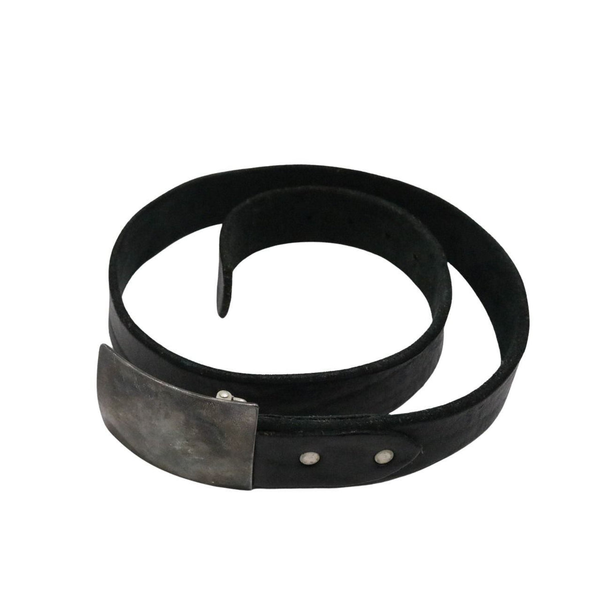ISAMU KATAYAMA BACKLASH(イサムカタヤマバックラッシュ)  Leather Belt Silver 950
