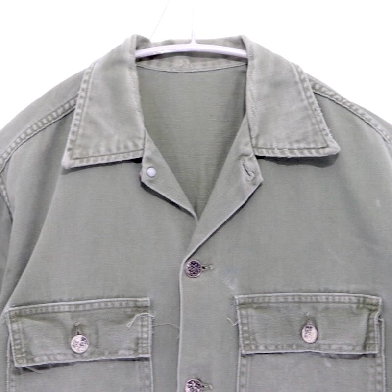 Vintage 40s Style | U.S.ARMY Type Remake S/S Military Shirt "KHAKI"