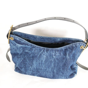 DIESEL 26SS | Denim Handbag "Washed Blue / Oval D" (X10729 P9152 H8648)
