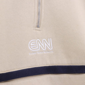 Evisen Skateboards | Logo Half-Zip Sweatshirt "Beige"