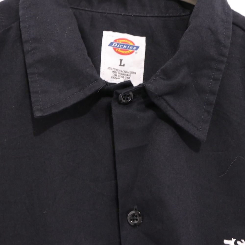 Dickies | Essanay Studio Embroidery L/S Open Collar Shirt "Black"