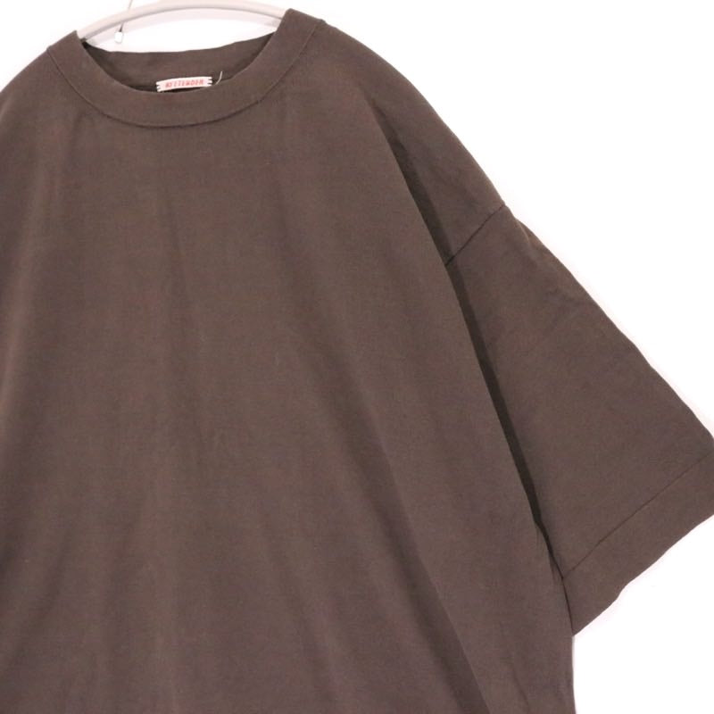 RYE TENDER | CENTRE TEE "Brown" (Knit T-shirt)