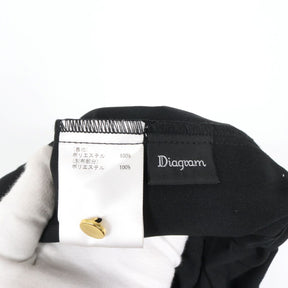 Diagram GRACE CONTINENTAL 22AW | Bicolor Salopette "White×Black" (0322317195)