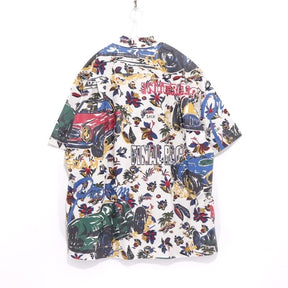sacai 25ss | Car Race / Tropical Print Shirt "Off White" (25-03651M)