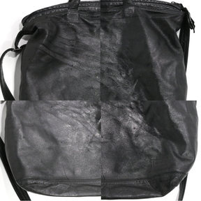 PORTER | FRANK 2WAY SHOULDER BAG(S) "Black/Horse Leather" (198-01308)