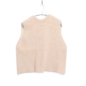 Discoat 24AW | 2WAY Feather Yarn Short Vest (DCZ10A2105A0007)