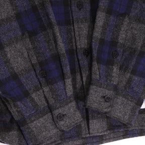 WTAPS 25AW | Check Shirt "Blue×Gray" (252TQDT-SHM03)