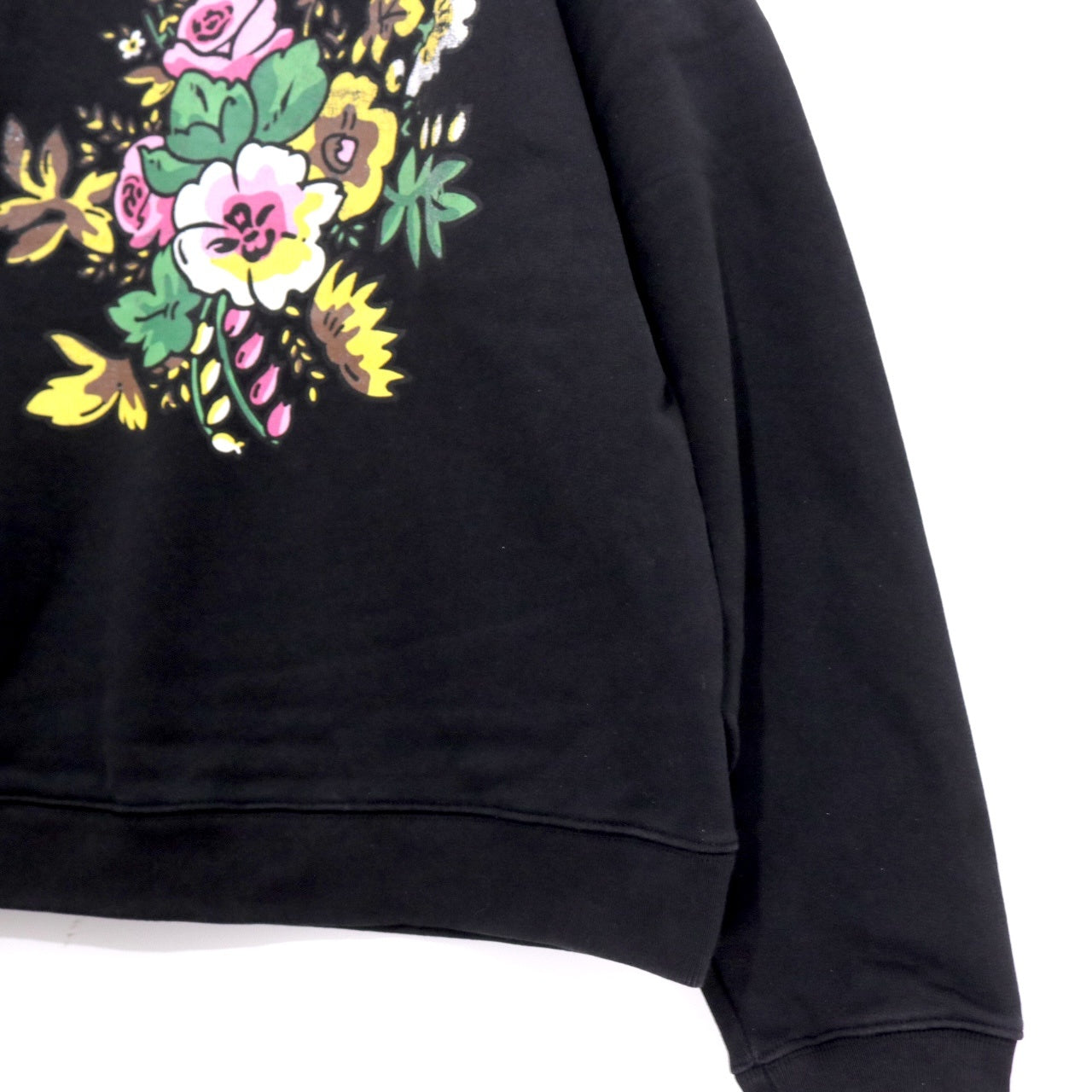 KENZO 22AW | BOKANA Flower Print Crewneck Sweatshirt "Black" (FC65SW045CMI)