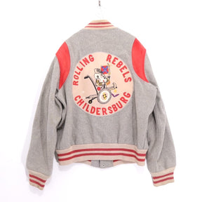 Gamemaster Marshall Clothing Mfg Co 60s | Vintage Award Jacket "Grey/Red" (Made in USA)