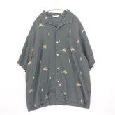 TOWN 25SS | COWBOY Open Collar Shirt "Dark Green" (25SS-SNTN-01)