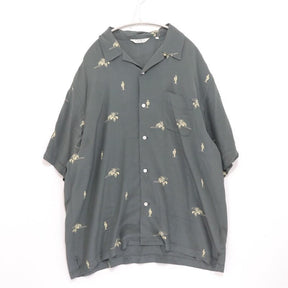 TOWN 25SS | COWBOY Open Collar Shirt "Dark Green" (25SS-SNTN-01)