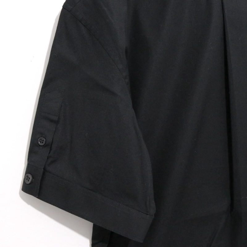 ALEXANDER MCQUEEN 13SS | S/S Button Down Shirt "Back Strap Detail" (Black)