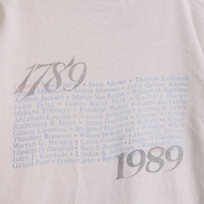 80s FRUIT OF THE LOOM フルーツオブザルーム GEORGE TO GEORGE 200 YEARS USA製 シングルステッチ