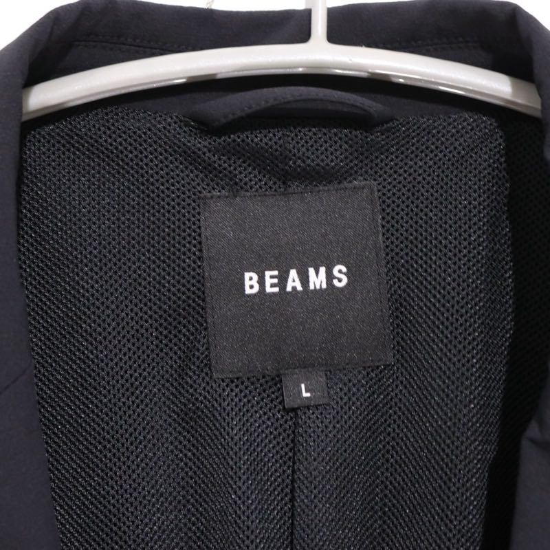 BEAMS | Nylon Mesh-Lined Oversized Jacket "Black"(11-16-1309-803)