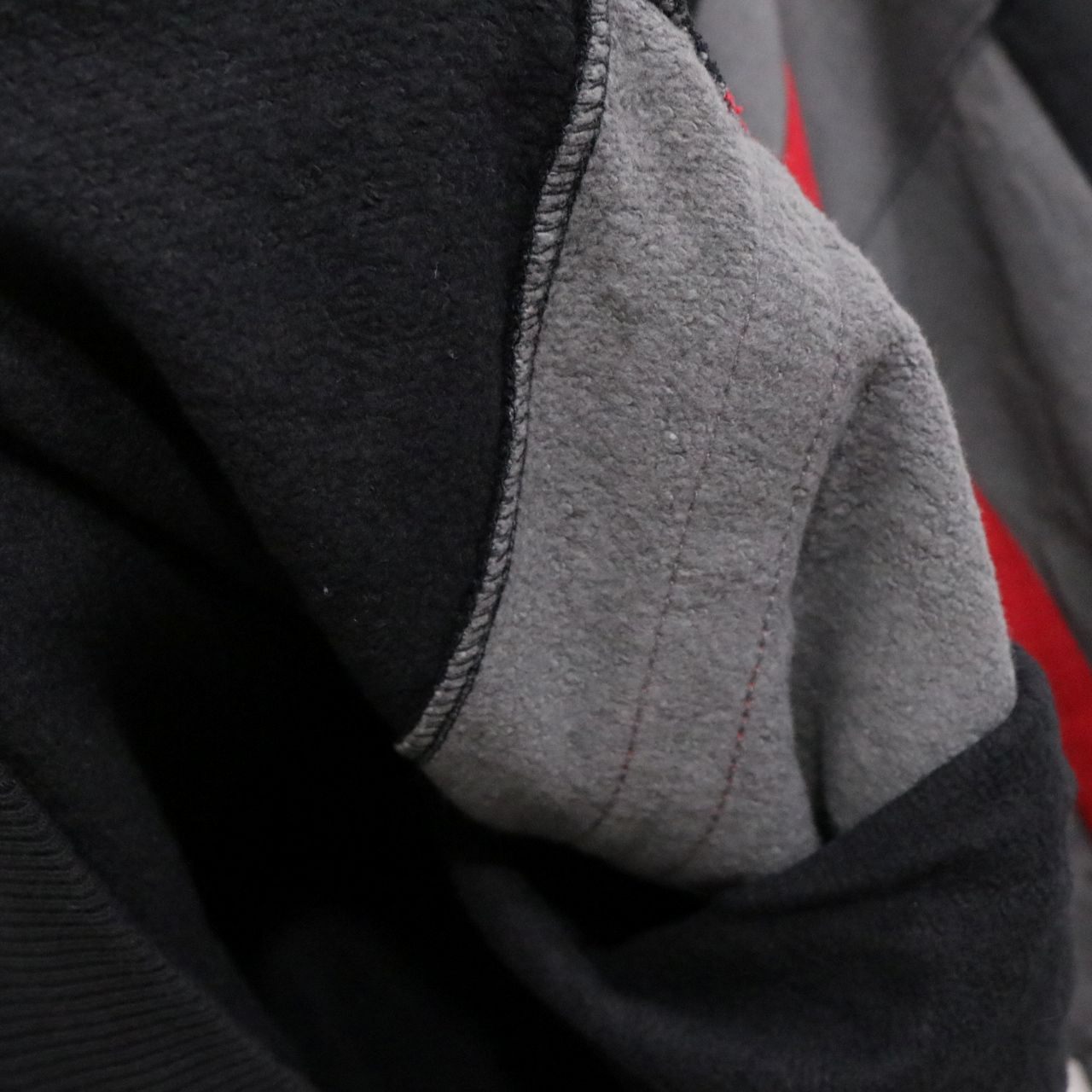 90s 00s JERZEES(ジャージーズ) "Z-LOGO" Reconstructed-style Side Line Sweat