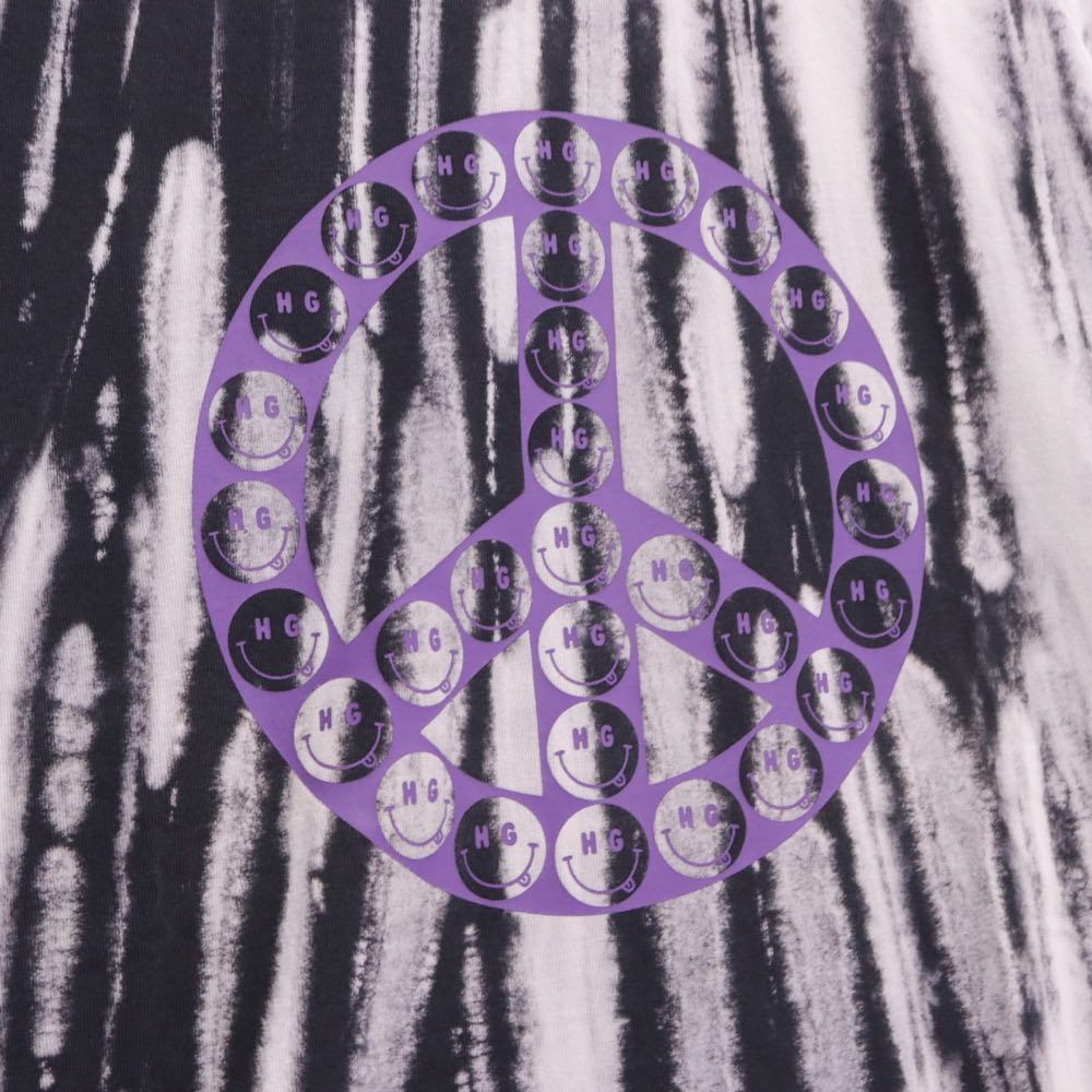HYSTERIC GLAMOUR 20SS | "HG PEACE MARK" T-Shirt "Tie-Dye" (02201CT31)