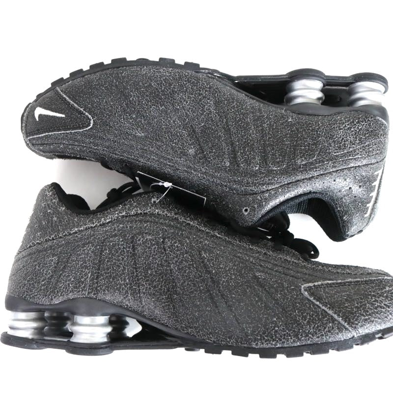NIKE 26SS | SHOX R4 "Distressed Leather / Black Metallic Silver" (IO4544-002)