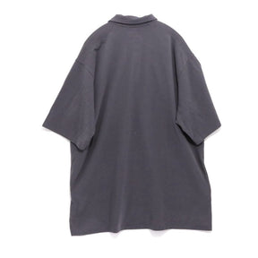 THE NORTH FACE PURPLE LABEL 2025SS | Moss Stitch Field Big Polo "Charcoal" (N25SH091)