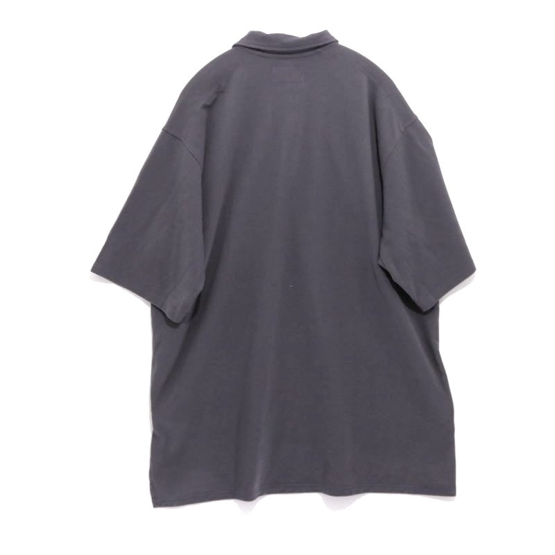 THE NORTH FACE PURPLE LABEL 2025SS | Moss Stitch Field Big Polo "Charcoal" (N25SH091)