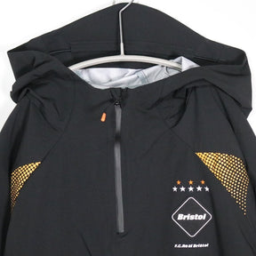 F.C.Real Bristol | AUTHENTIC UTILITY TEAM HALF ZIP JACKET "Black/Dot Graphic" (FCRB-250000)