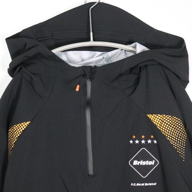 F.C.Real Bristol | AUTHENTIC UTILITY TEAM HALF ZIP JACKET "Black/Dot Graphic" (FCRB-250000)