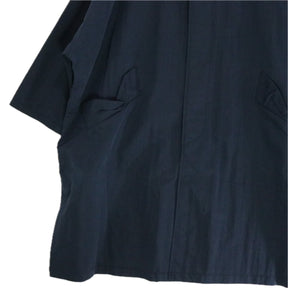 DELUXE | Big Silhouette Sten Collar Coat "Navy" (D5250)