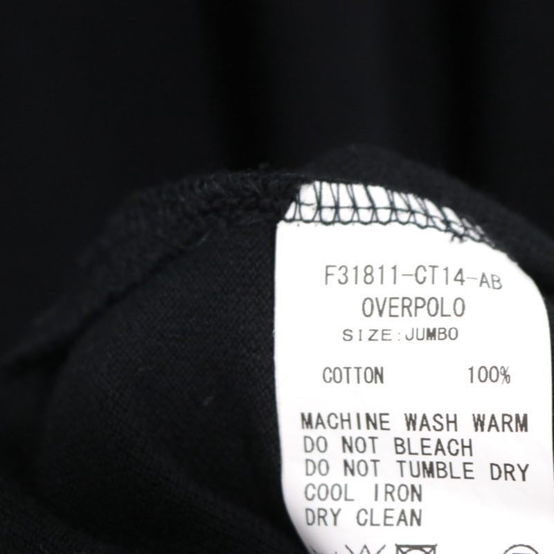 FAT | "OVERPOLO" Heavyweight Polo Shirt "Black" (F31811-CT14-AB)