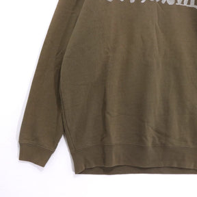 NEXUSVII. | Logo Print Sweat "Khaki" (MWA-NCO-COC)